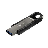 SanDisk 64GB Extreme GO USB3.2 Metal  Flash Drive USB-A 400MB s SecureAccess encryption software2 Lifetime Lifetime Warranty Black