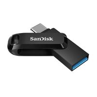 SanDisk 256GB Ultra Dual Drive Go 2-in-1 USB-C  USB-A Flash Drive Memory Stick 150MB s USB3.1 Type-C Swivel for Android Smartphones Tablets Macs PCs