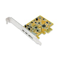 Sunix USB 3.1 10G & DisplayPort Alt-Mode PCI Express Host Card with Dual USB Type-C Receptacles