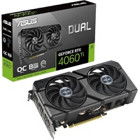 ASUS nVidia GeForce DUAL-RTX4060TI-8G-EVO RTX 4060 Ti EVO OC Edition 8GB GDDR6 is designed for broad compatibility with Axial-tech fan design