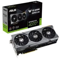 ASUS nVidia GeForce TUF-RTX4070-12G-GAMING RTX4070 12GB GDDR6X, 2475MHz Boost Clock, RAM 21Gbps, HDMIx1, DPx3, 301x139x63 mm