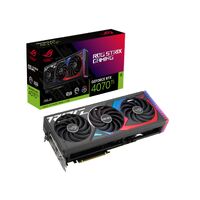 ASUS nVidia GeForce ROG-STRIX-RTX4070TI-12G-GAMING RTX4070Ti 12GB GDDR6X, 2610MHz Boost Clock,RAM 21Gbps，3xDP,2xHDMI ,336x150x63mm