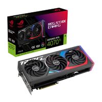 ASUS nVidia GeForce ROG-STRIX-RTX4070TI-O12G-GAMING RTX4070Ti 12GB GDDR6X OC Edition 2760MHz Boost Clock,RAM 21Gbps,3xDP,2xHDMI, 336x150x63mm