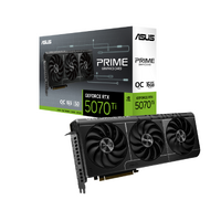ASUS nVidia GeForce PRIME-RTX5070TI-O16G RTX 5070TI 16GB GDDR7 2527MHz Boost Clock 28 Gbps 256-bit Digital Max Resolution 7680 x 4320