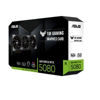 ASUS nVidia GeForce TUF-RTX5080-16G-GAMING 16GB GDDR7 PCI Express 5.0 256-bit OC mode: 2640 MHz