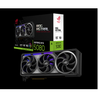 ASUS nVidia GeForce ROG-ASTRAL-RTX5080-O16G-GAMING GDDR7 OC Edition GDDR7  2760 MHz Boost Clock 30 Gbps 256-bit Digital Max Resolution 7680 x 4320