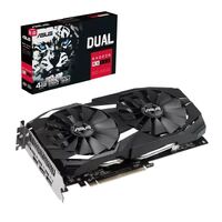 ASUS AMD Radeon DUAL-RX560-4G 4GB GDDR5 For Superb eSports and 1080p Gaming 1199MHz RAM 6.8 Gbps 2xDP 1xHDMI