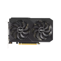 ASUS AMD Radeon DUAL-RX6500XT-O4G-V2  RX 6500 XT V2 OC Edition 4GB GDDR6 with two powerful Axial-tech fans and a 2-slot design for broad compatibility
