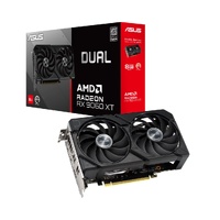 ASUS AMD Radeon Dual RX9060XT 8G GDDR6 20 Gbps 128-bit 2.5 Slot 202 x 120 x 49mm
