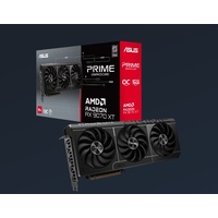 ASUS AMD Radeon PRIME PRIME-RX9070XT-O16G RX 9070 XT 16GB GDDR6 OC Edition 20 Gbps 2.5 Slot 256-bit