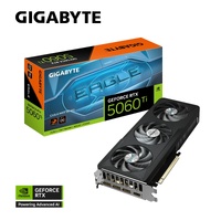 Gigabyte GeForce RTX 5060 Ti EAGLE MAX OC 16G, 2617 MHz, CUDA 4608, 28 Gbps, GDDR7, 128 bit, PCI-E 5.0, PSU 650W, DisplayPort 2.1b 3 HDMI 2.1b 1