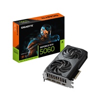 Gigabyte GeForce RTX 5060 WINDFORCE OC 8G, 2512 MHz, CUDA 3840, 28 Gbps. GDDR7, 128 bit, PCI-E 5.0, PSU 450W, DisplayPort 2.1b 3 HDMI 2.1b x1