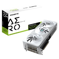 Gigabyte GV-N507TAERO OC-16GD, GeForce RTX 5070 Ti, CUDA 8960, 16 GB, GDDR7, PCI-E 5.0, 750W, HDMI 2.1b x1