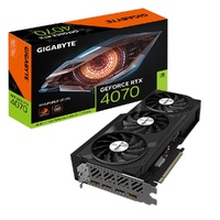 Gigabyte nVidia GeForce RTX 4070 WINDFORCE OC 12G GDDR6X Video Card PCI-E 4.0 2490MHz Core Clock 3x DP 1.4a 1x HDMI 2.1