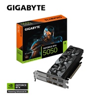 Gigabyte GeForce RTX 5050 OC Low Profile 8G, 20 Gbps, GDDR6, 128 bit, PCI-E 5.0, DirectX 12 API, PSU 550W, 8 Pin1, HDMI 2.1b 2
