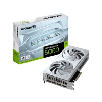 Gigabyte GeForce RTX 5060 EAGLE OC ICE 8G, 2550 MHz, CUDA 3840, 28 Gbps, GDDR7,  128 bit, PCI-E 5.0, PSU 450W, DisplayPort 2.1b 3 HDMI 2.1b x1