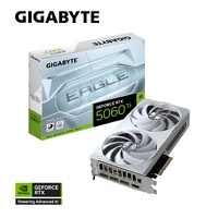 Gigabyte GeForce RTX 5060 Ti EAGLE OC ICE 8G, 2617 MHz, 28 Gbps, GDDR7, 128 bit, PCI-E 5.0, ATX, PSU 650W, DisplayPort 2.1b 3, HDMI 2.1b 1