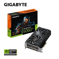 Gigabyte GeForce RTX 5060 Ti WINDFORCE OC 16G, 2587 MHz, CUDA TBD, 28 Gbps, GDDR7, 128 bit, PCI-E 5.0, PSU 650W, DisplayPort 2.1b 3 HDMI 2.1b 1