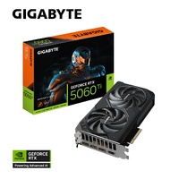Gigabyte GeForce RTX 5060 Ti WINDFORCE OC 8G, 2587 MHz, CUDA 4608, 28 Gbps, GDDR7, 128 bit, PCI-E 5.0, PSU 650W, DisplayPort 2.1b 3 HDMI 2.1b 1