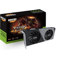 INNO3D nVidia GeForce RTX 4060 TWIN X2 V2 8G GDDR6, 2460MHz Boost Clock, RAM 17Gbps, 3xDPHDMI, 250x118x42mm (4060)