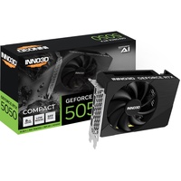 INNO3D nVidia GeForce RTX 5050 Compact 8G GDDR6, 2572MHz Boost Clock, RAM20Gbps, 3xDPHDMI, 148x118x41mm (5050)