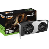 INNO3D nVidia GeForce RTX 5070 TWIN X2 OC 12GB GDDR7 2542 MHz Boost Clock, RAM 28 Gbps, 3x DP, 1xHDMI 250x116x41mm