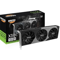 INNO3D nVidia GeForce RTX 5070  X3 OC 12GB GDDR7 2542 MHz Boost Clock, RAM 28 Gbps, 3x DP, 1xHDMI 300x116x41mm
