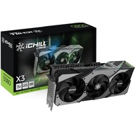 INNO3D nVidia GeForce RTX 5080 ICHILL X3 V2 16GB GDDR7 2715MHz Boost Clock, RAM 30Gbps, 3xDP, 1xHDMI , 334x148x73mm
