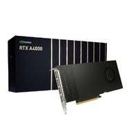 Leadtek nVidia Quadro RTX A4000 16GB Workstation Graphics Card GDDR6 ECC 4x DP 1.4 PCIe Gen 4 x 16 140W Single Slot Form Factor VR Ready