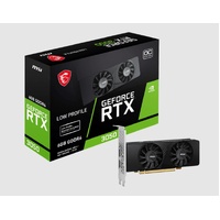 MSI nVidia GeForce RTX 3050 LP 6G OC Video Card, 1492 MHz Boost Clock, 6GB GDDR6, PCI-E 4.0, 1x DisplayPort 1.4a, 2x HDMI