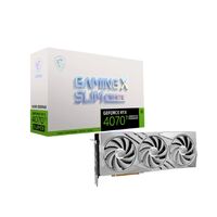 MSI GeForce RTX 4070 Ti SUPER 16G GAMING X SLIM WHITE Video Card  2670MHz Boost Clock 16GB GDDR6DisplayPort x 3 (v1.4a)HDMI x 1