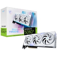 MSI nVidia GeForce RTX 5060 Ti 16G GAMING TRIO OC WHITE, PCI Express Gen 5x16, Boost: 2647 MHz, CUDA 4608 Units, 16GB GDDR7, HDMI x 1