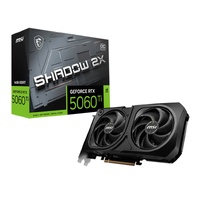 MSI nVidia GeForce RTX 5060 Ti 16G SHADOW 2X OC PLUS, Boost: 2482 MHz, CUDA 8960 Units, 16GB GDDR7, HDMI x 1 (embargo)