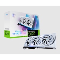 MSI nVidia GeForce RTX 5070 12G GAMING TRIO OC WHITE, Boost: 2610 MHz, CUDA 6144 Units, 12GB GDDR7, HDMI x 1