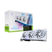 MSI nVidia GeForce RTX 5070 Ti 16G GAMING TRIO OC WHITE, Boost: 2572 MHz, CUDA 8960 Units, 16GB GDDR7, HDMI x 1