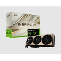 MSI nVidia GeForce RTX 5070 Ti 16G INSPIRE 3X OC, Boost: 2482 MHz, CUDA 8960 Units, 16GB GDDR7, HDMI x 1