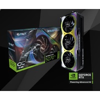 PALIT RTX5070Ti GAMEROCK 16GB OC GDDR7  256bit 3-DP HDMI NE7507TH19T2-GB2030G