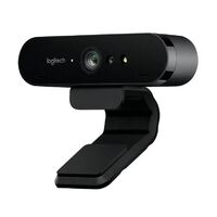 Logitech BRIO 4K Ultra HD Webcam HDR RightLight3 5xHD Zoom Auto Focus Infrared Sensor Video Conferencing Streaming Recording Windows Hello