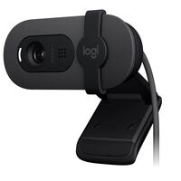 Logitech Brio 100 Full HD 1080p webcam with auto-light balance integrated privacy shutter and built-in mic