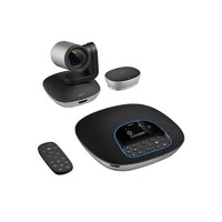 Logitech Group- Conference Cam Group HD Video Conferencing Webcam for Med-Large Meeting Rooms 1080p Pan Tilt Zoom Camera  Speakerphone BT NFC