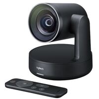 Logitech Rally 4K Premium PTZ Color Camera Video Audio Conferencing Automatic Control Pan Tilt Zoom 90 degree 15X HD Zoom 13 Megapixel 60fps Autofocus