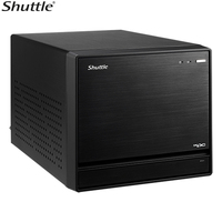 Shuttle SW580R8 XPC Cube 13L Barebone-Support Intel 11 10th Gen  Xeon 4xDDR4 ECC 4xLAN 2xM.2 2280 4x3.5 inch HDD bay PCIEx16  x4 500W HDMI 2xDP